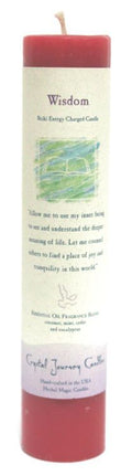 Wisdom - Reiki Pillar | Candle | Wiccan Center