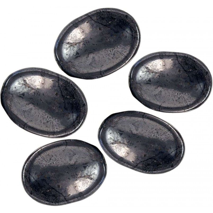 Hematite Magnetic - Worry Stone | Worry Stones | Wiccan Center