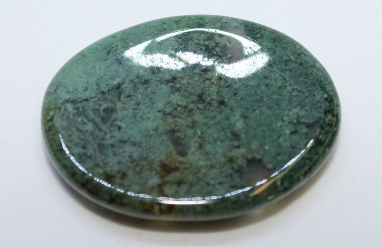 Moss Agate - Worry Stone | Worry Stones | Wiccan Center