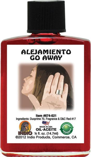 Go Away 1/2oz Oil | Oil | Wiccan Center