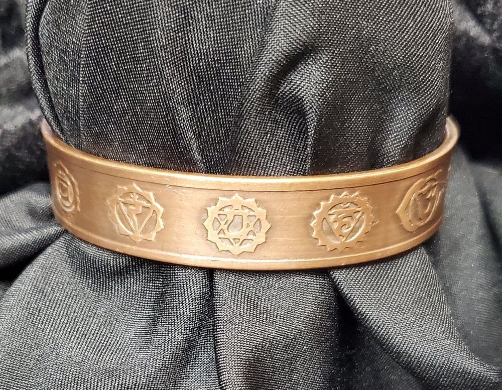 Chakra Copper Magnetic - Cuff Bracelet | Jewelry-Bracelet | Wiccan Center