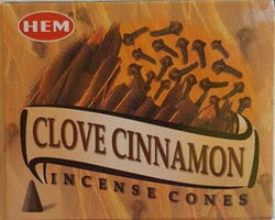 Clove Cinnamon HEM Cone | Incense | Wiccan Center
