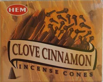 Clove Cinnamon HEM Cone | Incense | Wiccan Center