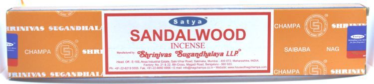 Sandalwood Satya 15 gm | Incense | Wiccan Center