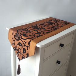 Modern Chinese Imitation Silk Table Runner | Altar and Meditation Tools | Wiccan Center