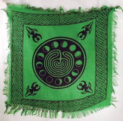 Moon Phase - Altar Cloth (18x18) | Tapestry | Wiccan Center