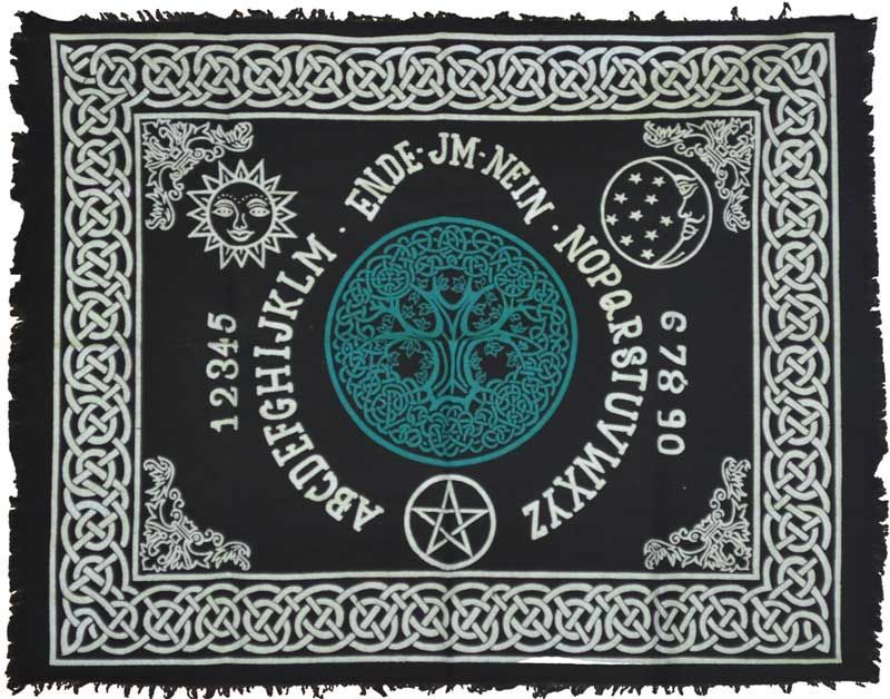 Tree of Life Ouija - Altar Cloth | Tapestry | Wiccan Center