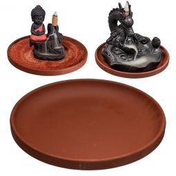 Backflow Burner - Ceramic Plate (7.5"D) | Burner | Wiccan Center