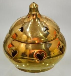 Brass Burner - Heart (3") | Burner | Wiccan Center