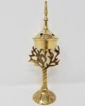 Brass Burner - Tree of Life (7.5") | Burner | Wiccan Center