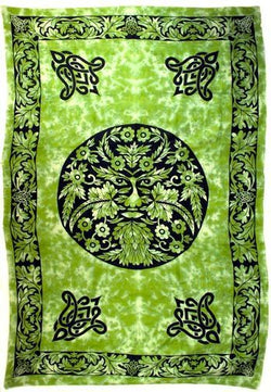 Greenman - Tapestry (72x108) | Tapestry | Wiccan Center