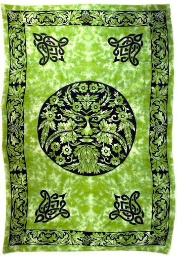 Greenman - Tapestry (72x108) | Tapestry | Wiccan Center