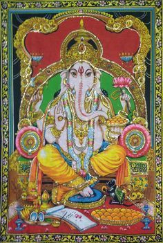 Ganesha Multi - Tapestry (30x40) | Tapestry | Wiccan Center