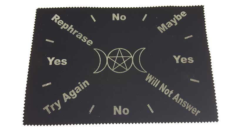 Triple Moon Pentagram Pendulum Map | Pendulum | Wiccan Center