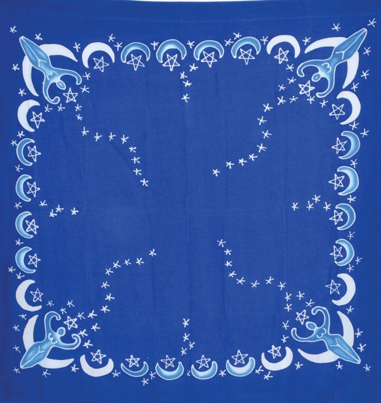 Blue Goddess - Altar Cloth (3'x3') | Tapestry | Wiccan Center