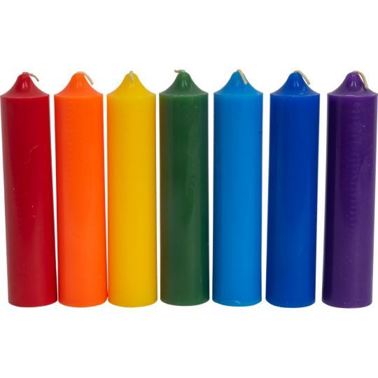 Chakra Meditation Pillar Candle | Candle | Wiccan Center