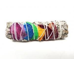 7 Chakra Sage 3-4" | Smudge | Wiccan Center