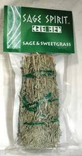 Sage & Sweetgrass - Smudge Stick (5") | Smudge | Wiccan Center