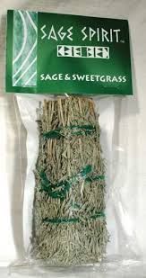 Sage & Sweetgrass - Smudge Stick (5") | Smudge | Wiccan Center