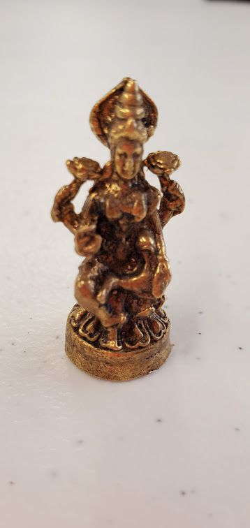 Laxmi brass 1.25" | Statue | Wiccan Center