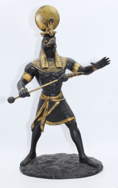 Ra Black and Gold Statue | Statue | Wiccan Center