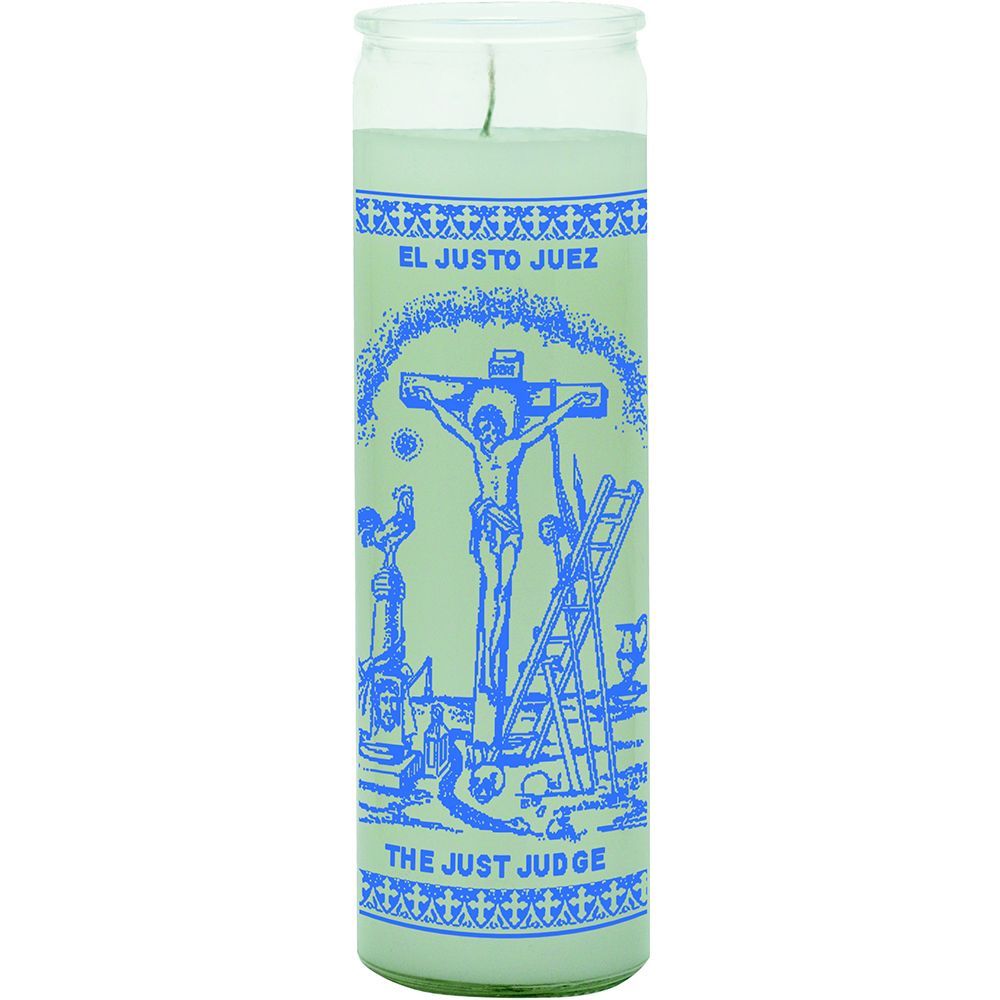 7 Day Candle - Just Judge White | Candle | Wiccan Center
