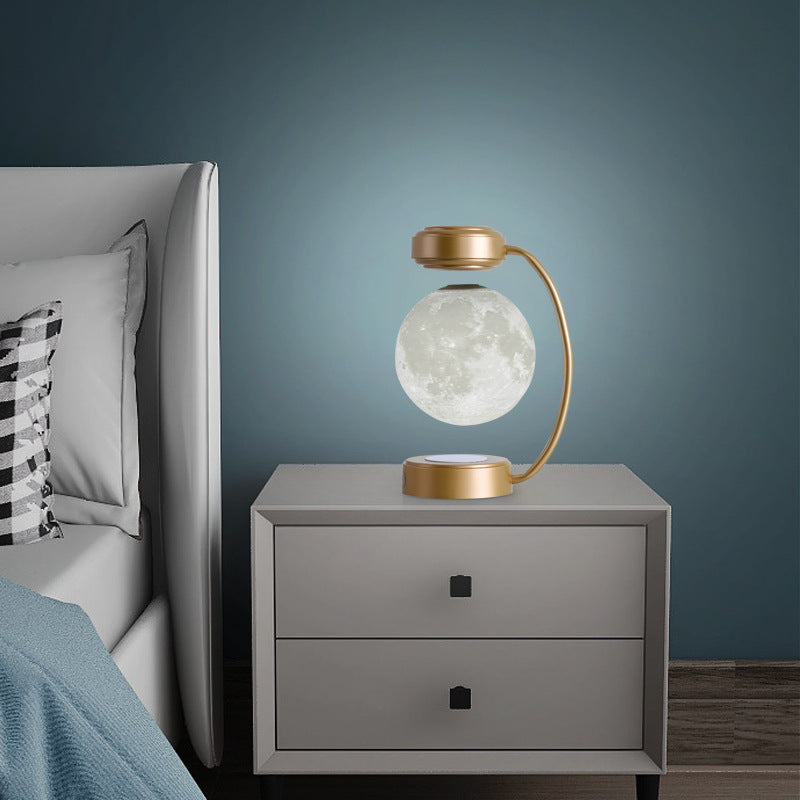 3D LED Moon Night Light Wireless Magnetic Levitating Rotating Floating Ball Lamp For School Office Bookshop Home Decoration | 0 | Wiccan Center