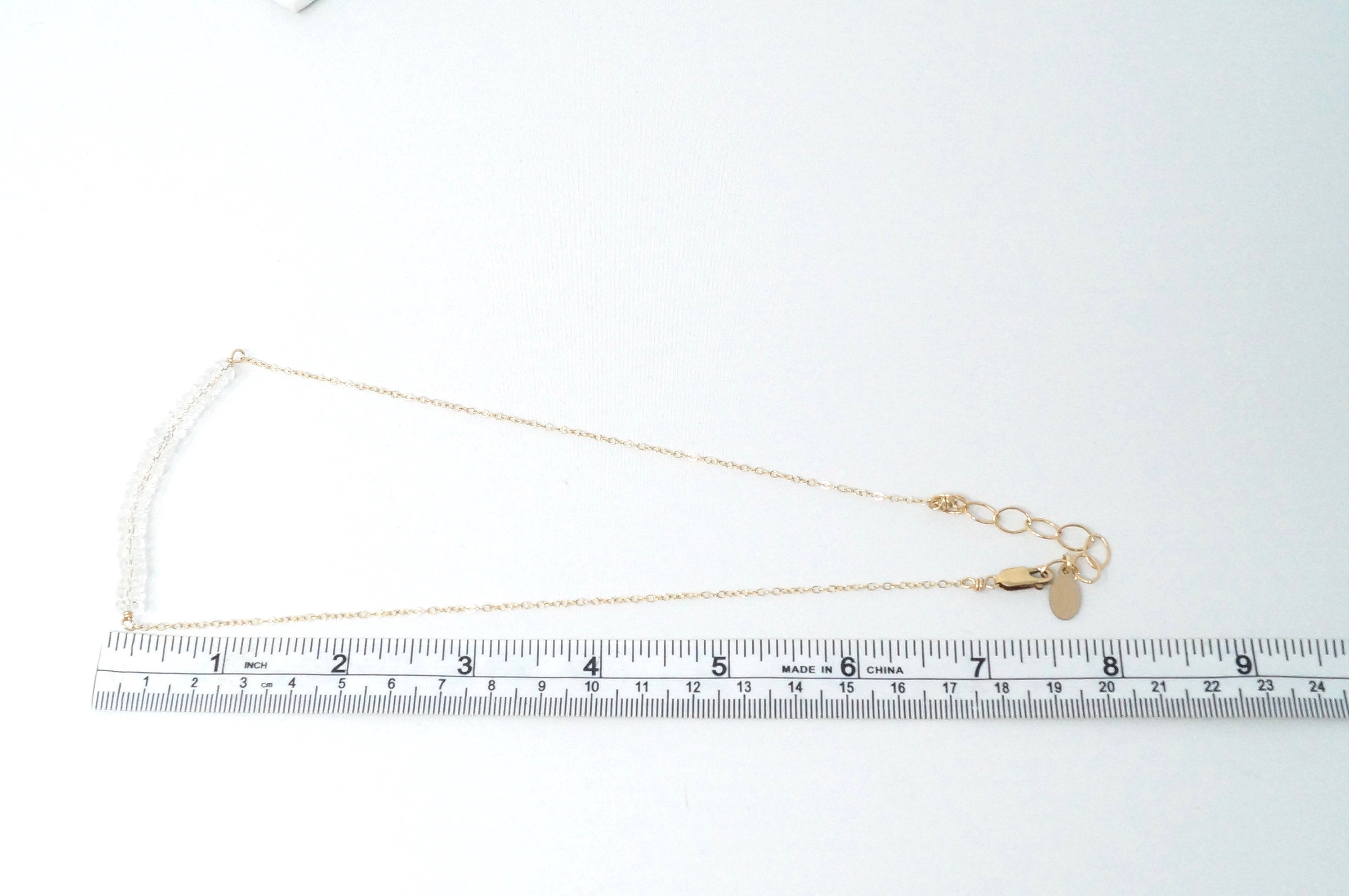 Vintage Designer Deb Guyot Quartz 14K Gold Filled Sterling Silver Necklace | Jewelry > Necklaces > Pendants | Wiccan Center