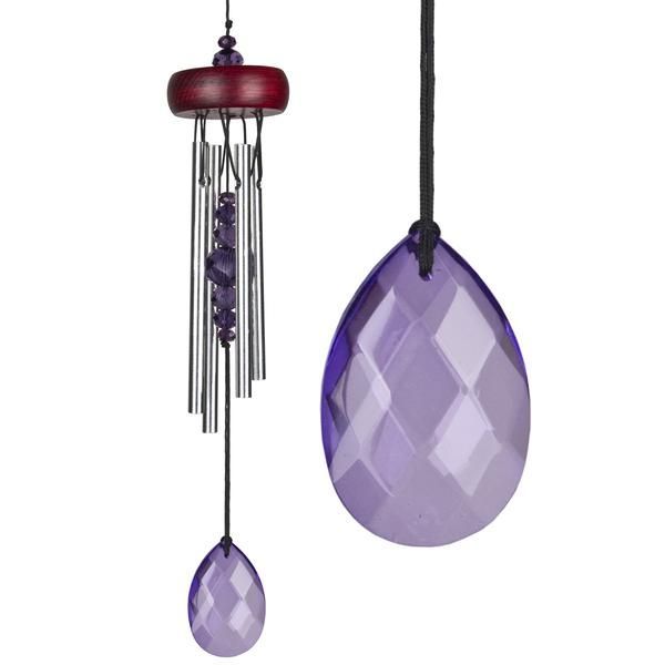 Gem Drop Wind Chime - Violet | Wind Chimes | Wiccan Center