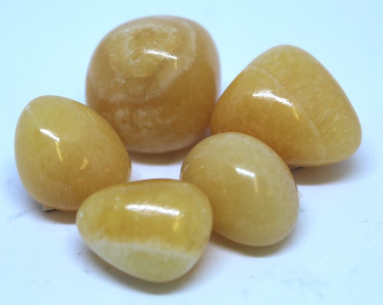 Orange Calcite A | Tumbled Gemstone | Wiccan Center