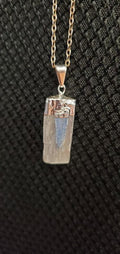 Selenite with Kyanite Gold Necklace | Jewelry-Necklace | Wiccan Center