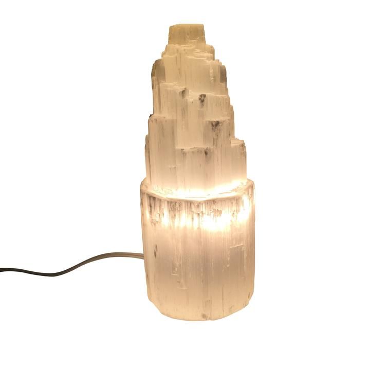 Selenite Lamp - Skyscraper (X-Small) | Lights | Wiccan Center
