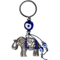 Evil Eye Elephant Key Ring | Keychains | Wiccan Center