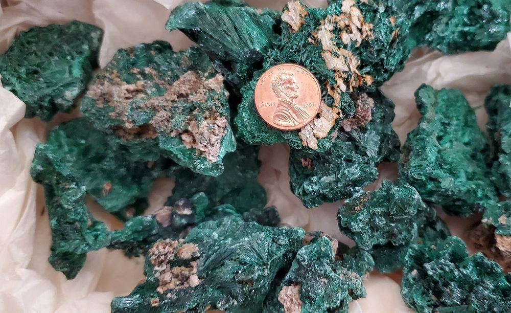 Raw Malachite Clusters - Large | Clusters | Wiccan Center