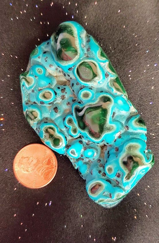 Azurite & Malachite Polished Flat | Specimen | Wiccan Center