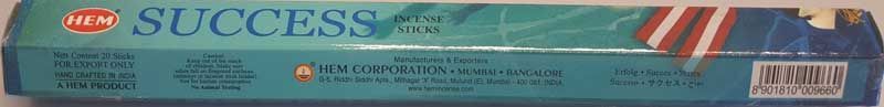Success HEM stick | Incense | Wiccan Center