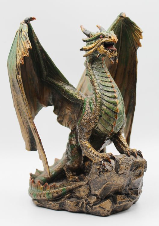 Bronzage Dragon Statue (9"H) | Statue | Wiccan Center