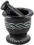 Black Celtic Knot M&P | Mortar & Pestle | Wiccan Center