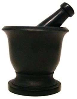 Black Soapstone Mortar & Pestle | Mortar & Pestle | Wiccan Center