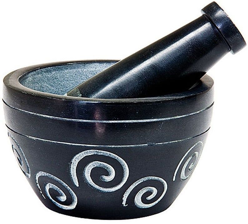 Spiral Mortar & Pestle | Mortar & Pestle | Wiccan Center
