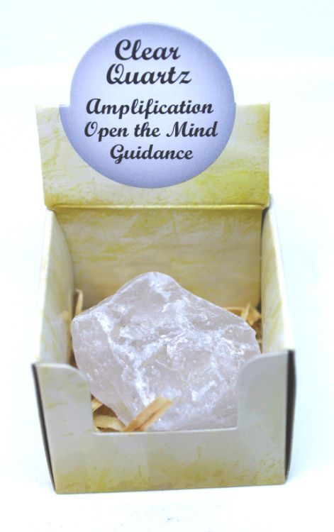 Clear Quartz - Rough Gift Box | Rough Gemstone | Wiccan Center