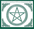 Pentagram - Bumper Sticker (3") | Bumper Stickers | Wiccan Center