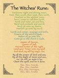 Witches' Rune Poster | Poster | Wiccan Center