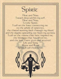 Spirit Evocation | Poster | Wiccan Center