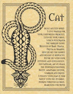 Cat Prayer | Poster | Wiccan Center