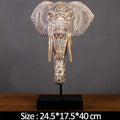 Creative Southeast Asian Elephant Furnishings Home Living Room Entrance Office Wine Cabinet Decoration Resin Crafts Decoration