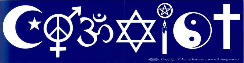 Coexist - Bumper Sticker | Bumper Stickers | Wiccan Center