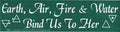 Earth Air Fire & Water - Bumper Sticker | Bumper Stickers | Wiccan Center