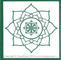 Buddha Wheel - Bumper Sticker (3") | Bumper Stickers | Wiccan Center