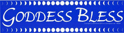 Goddess Bless - Bumper Sticker | Bumper Stickers | Wiccan Center